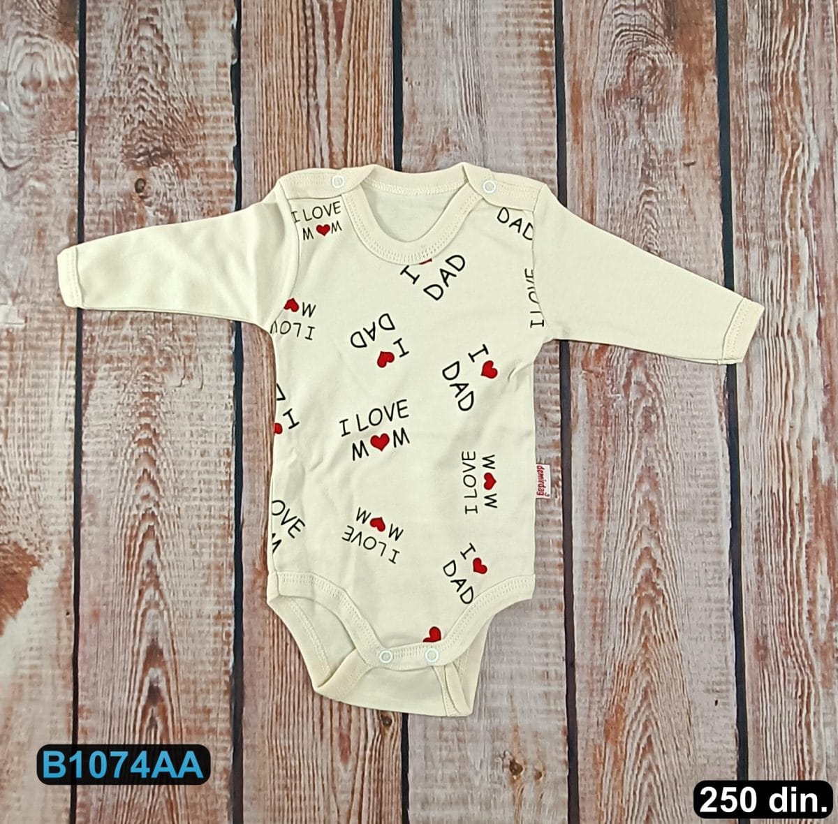 Pamučni bodić (56-86)