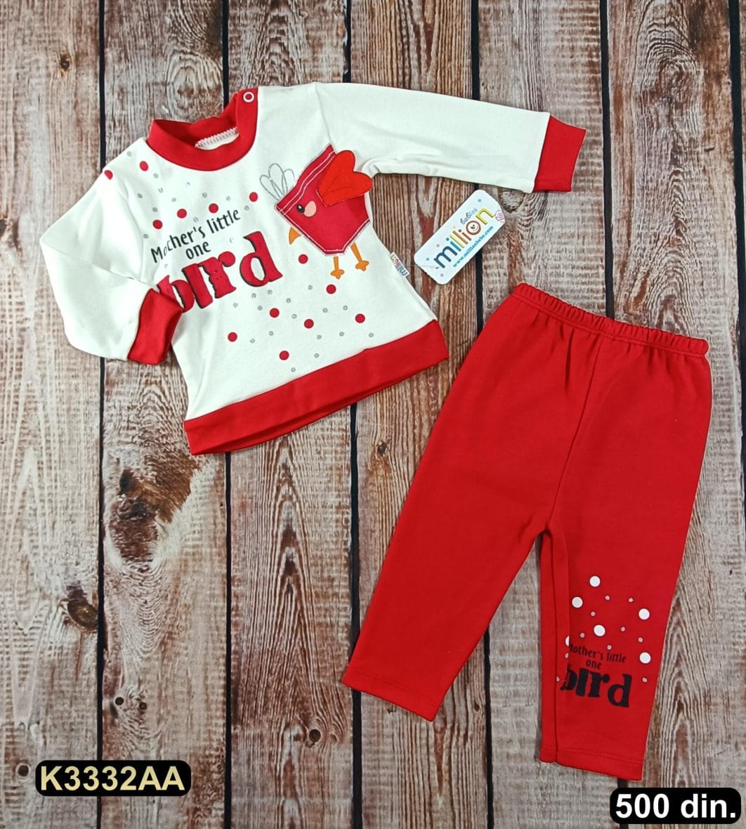 Pamučni komplet iz 2 dela (62-74)