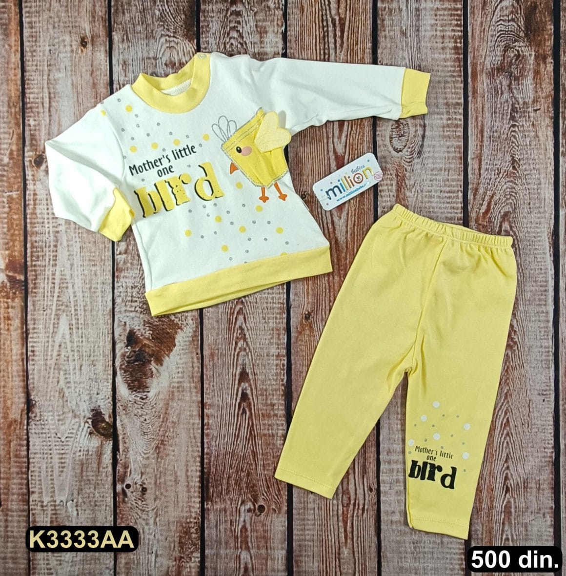 Pamučni komplet iz 2 dela (62-74)