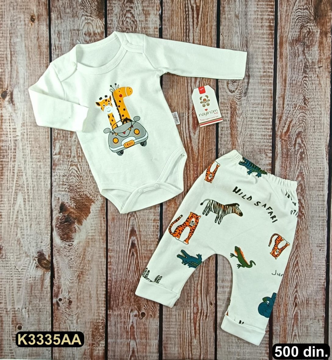 Pamučni komplet iz 2 dela (62-74)