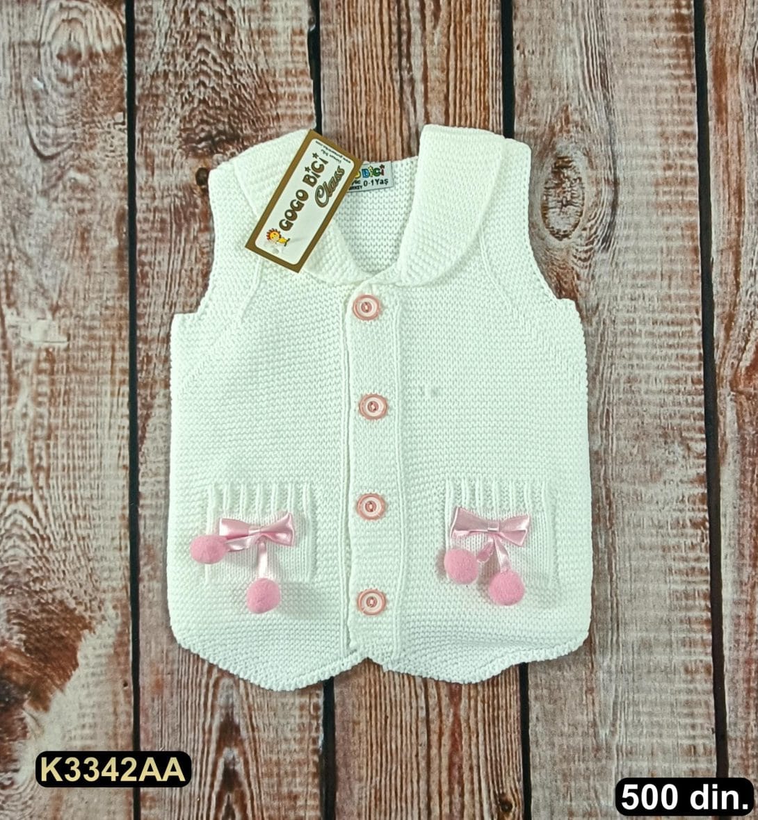 Štrikani prsluk (74-104)