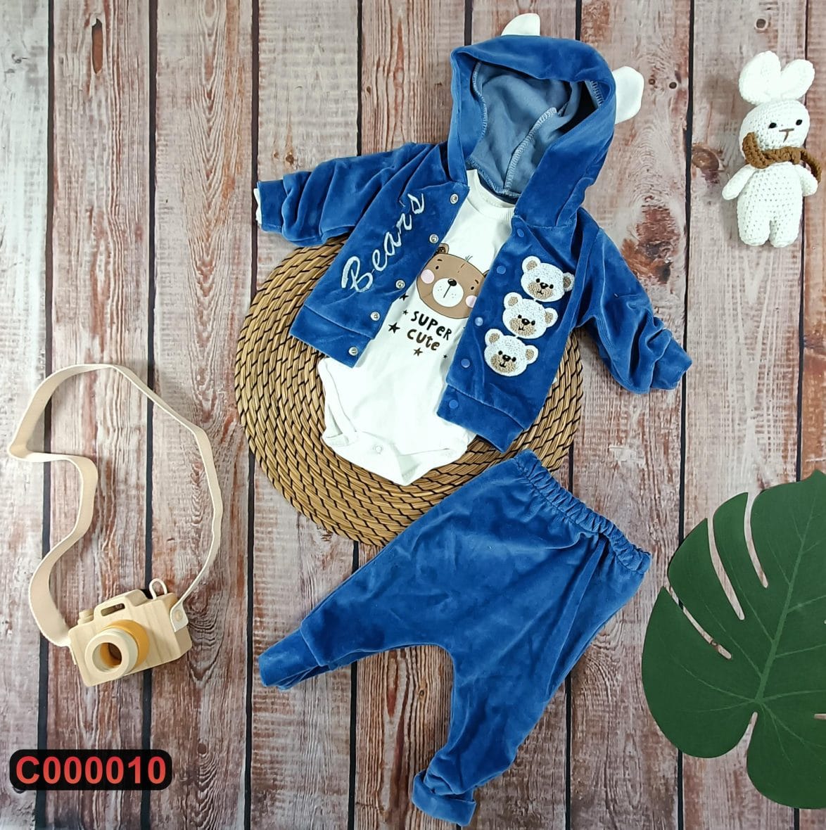 Plišani komplet iz 3 dela (56-68)