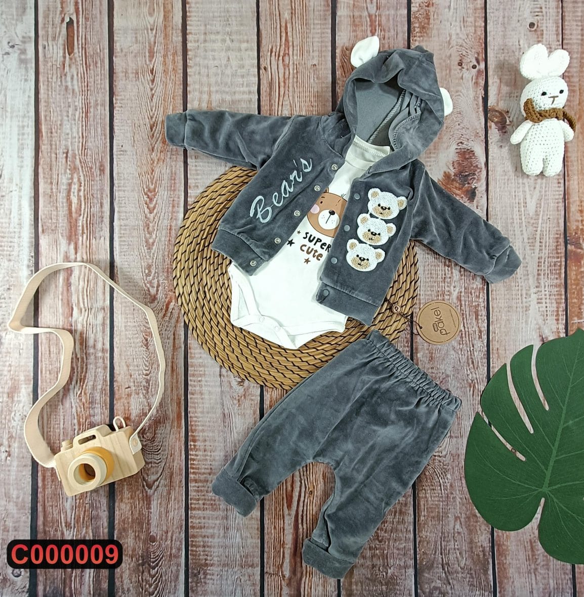 Plišani komplet iz 3 dela (56-68)