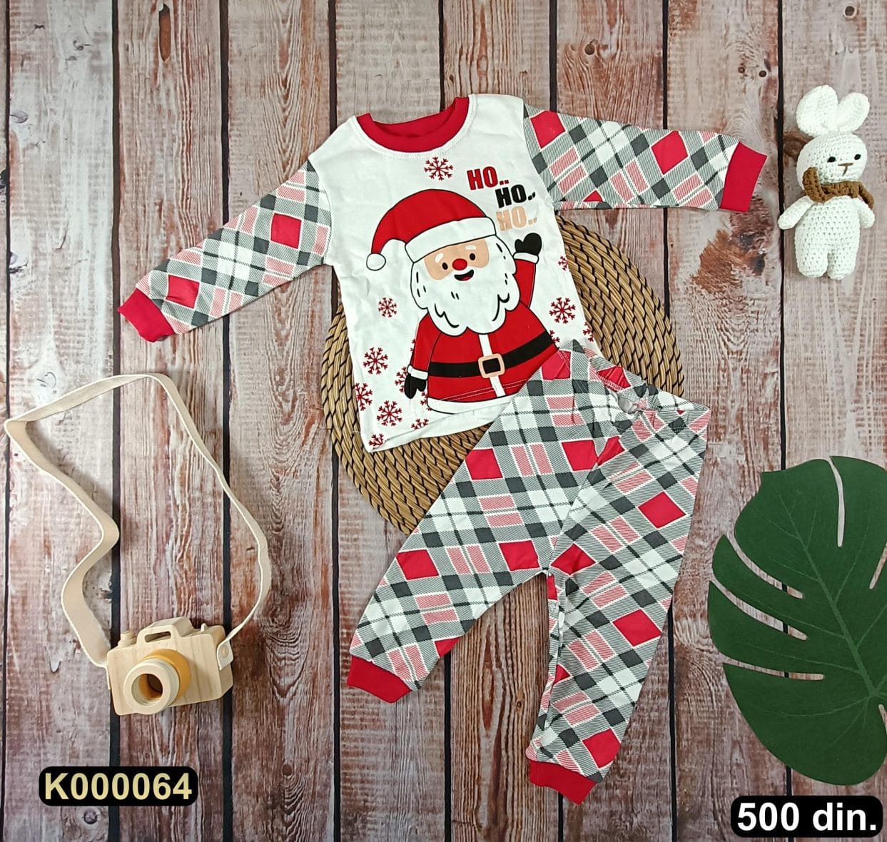 Pamučna pidžama iz 2 dela (80-98)