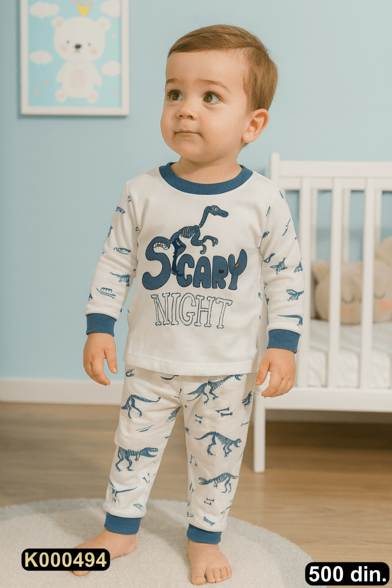 Pamučna pidžama iz 2 dela (80-98)