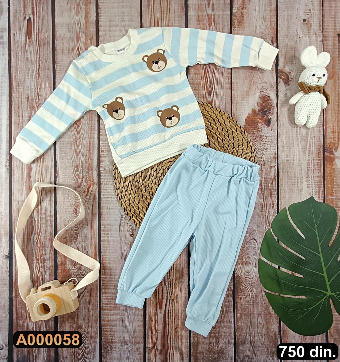 Pamučni komplet iz 2 dela (68-86)