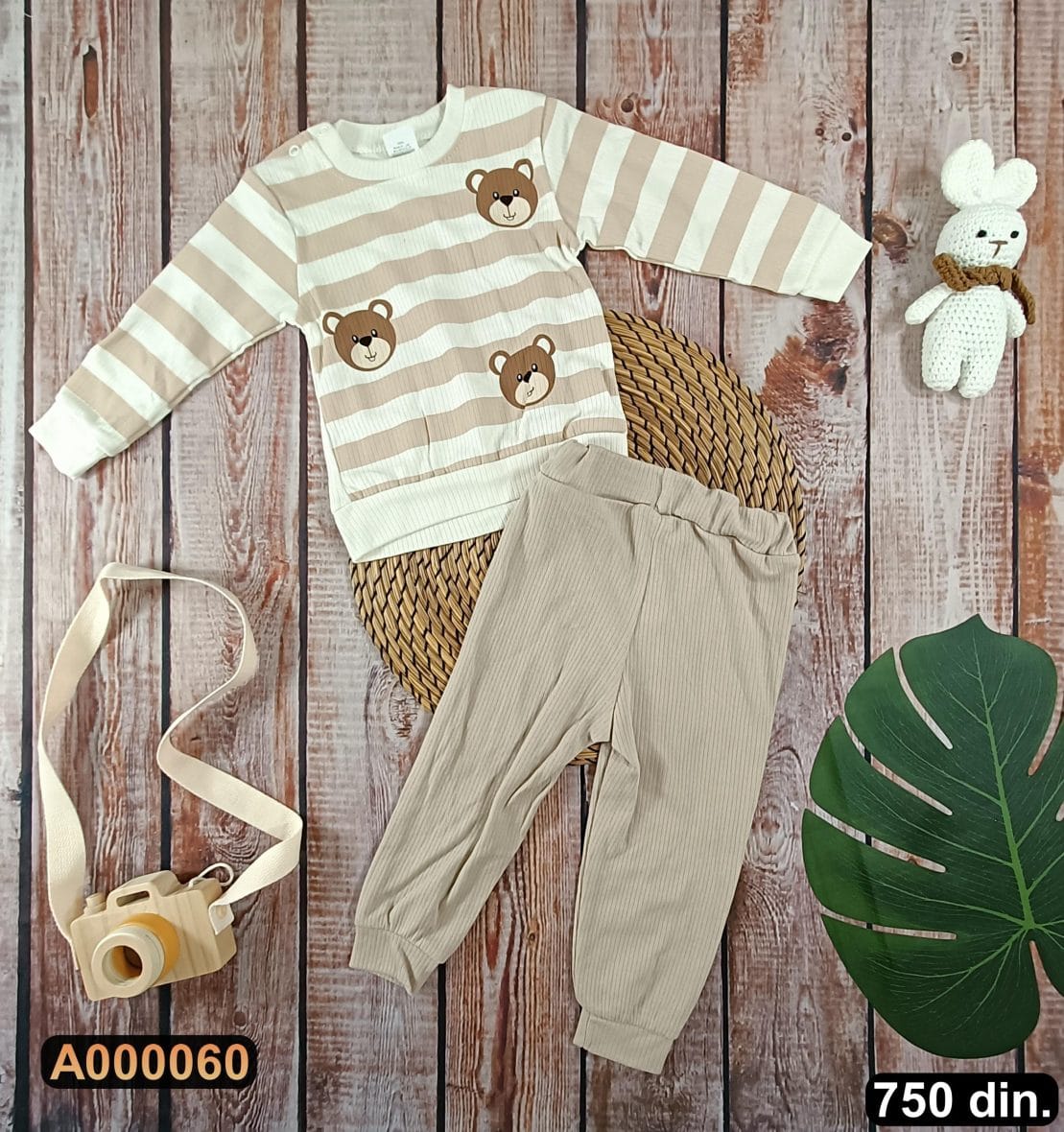 Pamučni komplet iz 2 dela (68-86)