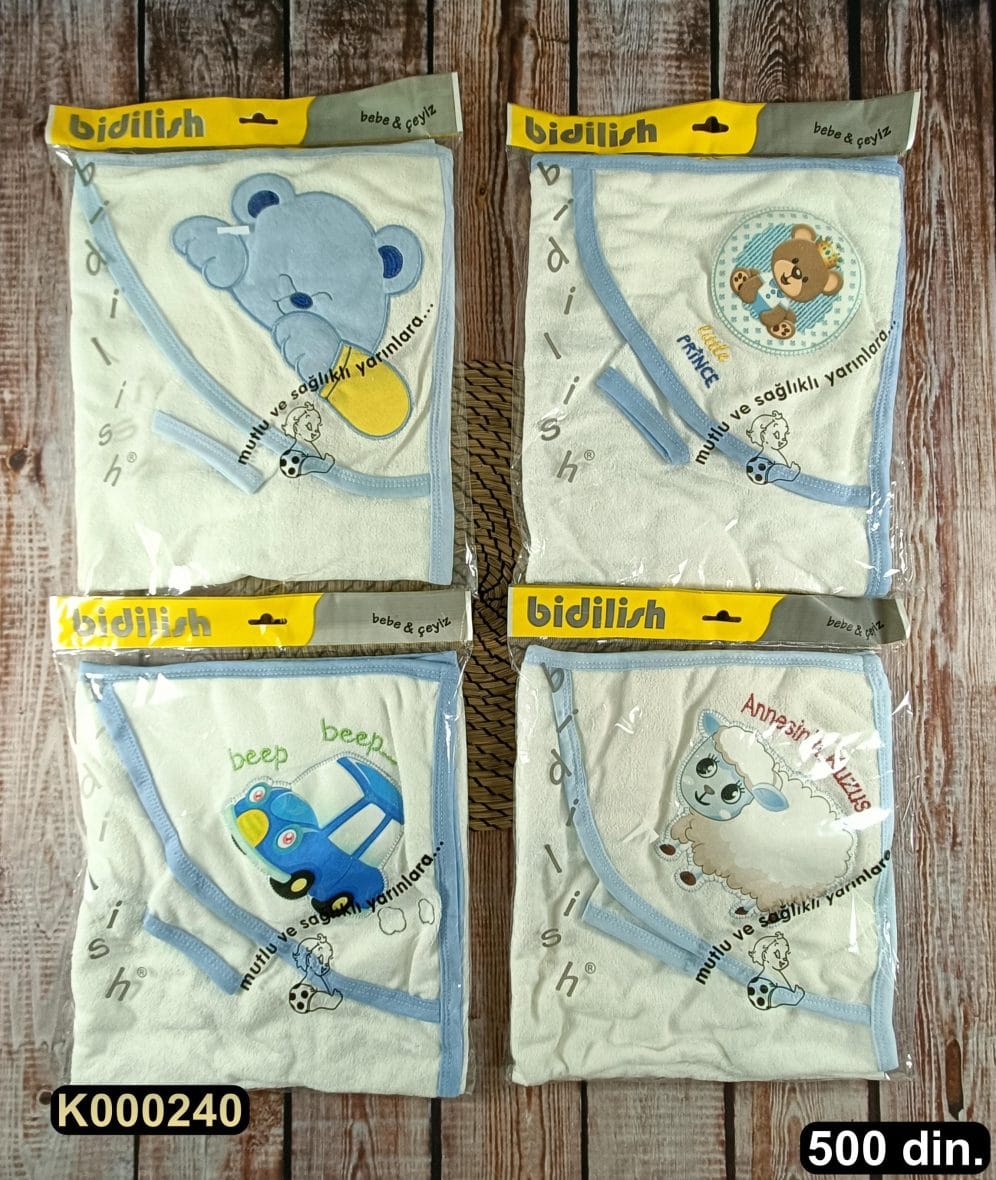 Bebi peškir sa rukavicom (85cm x 65cm)