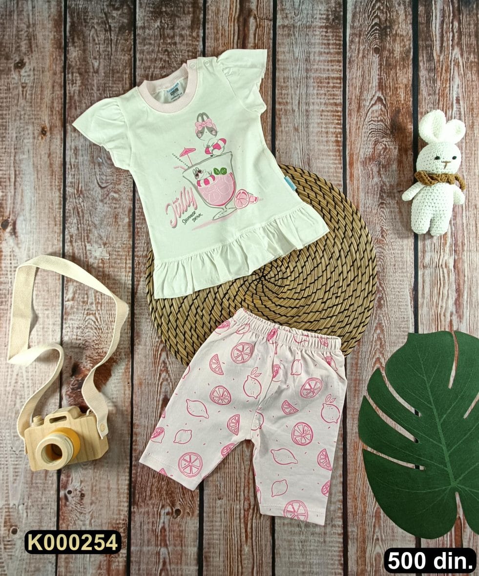 Pamučni komplet iz 2 dela (62-74)