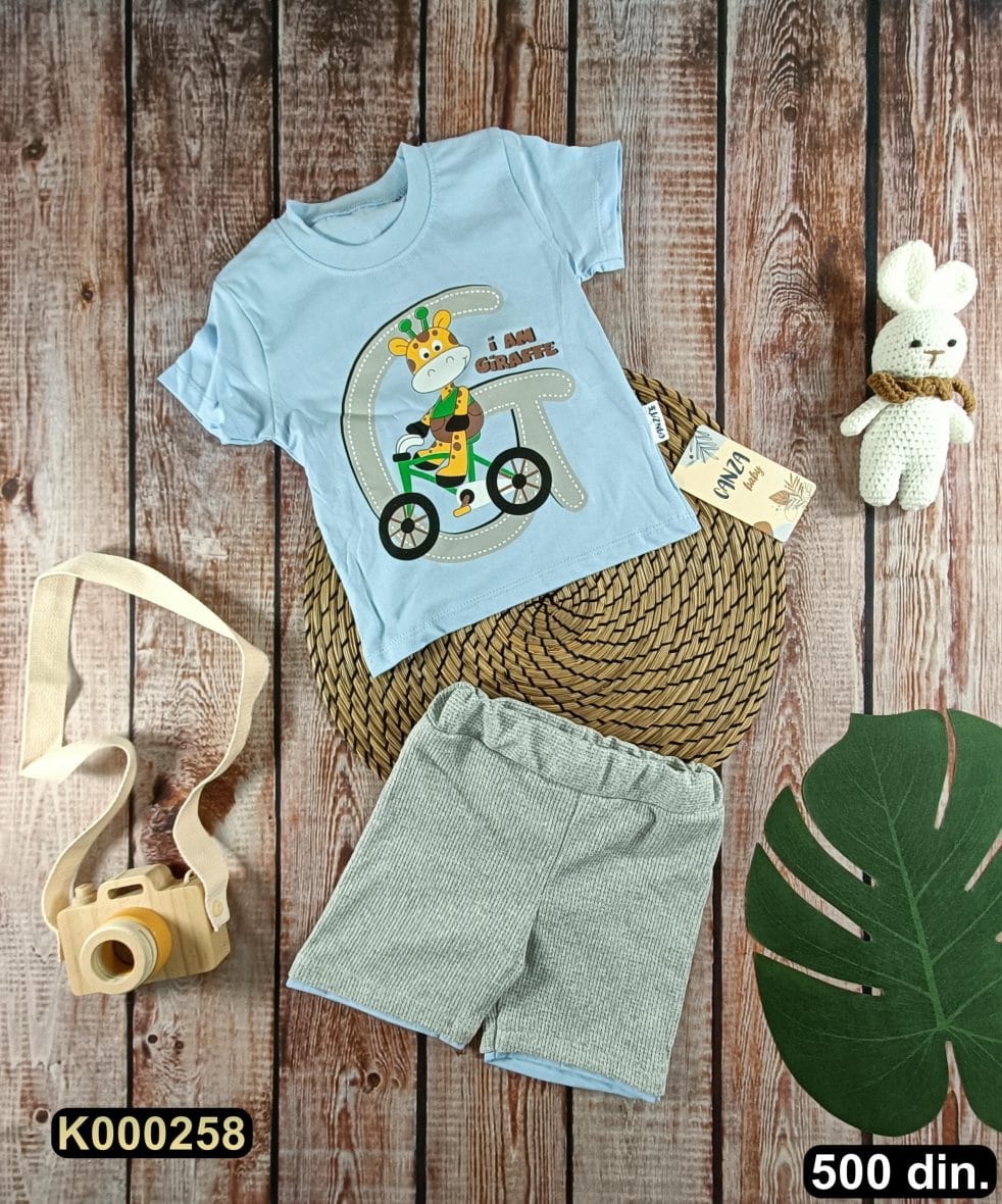 Pamučni komplet iz 2 dela (80-98)