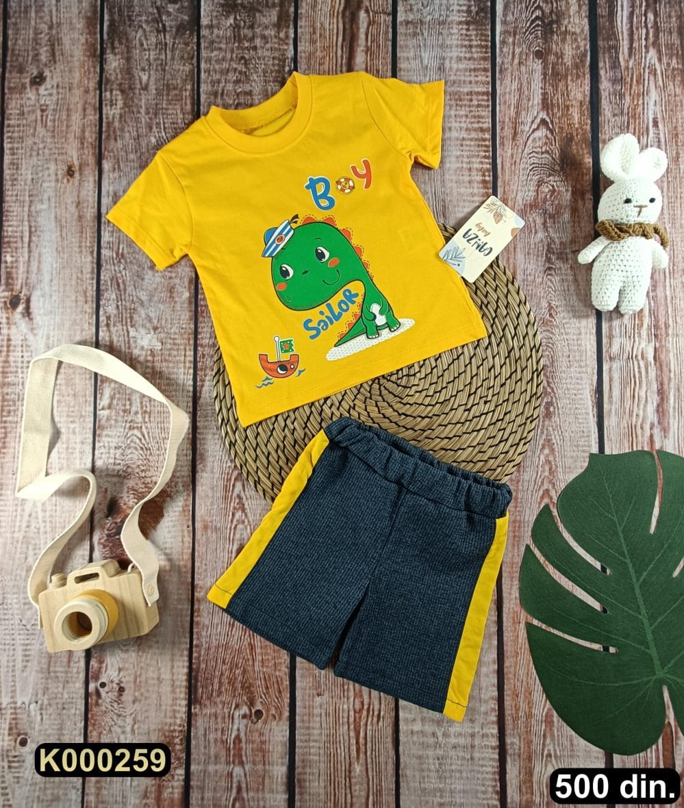 Pamučni komplet iz 2 dela (80-98)