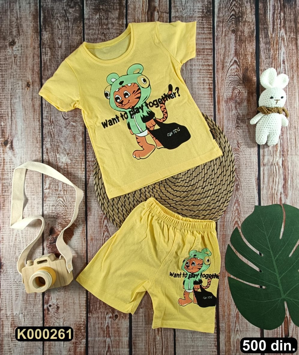 Pamučni komplet iz 2 dela (98-116)