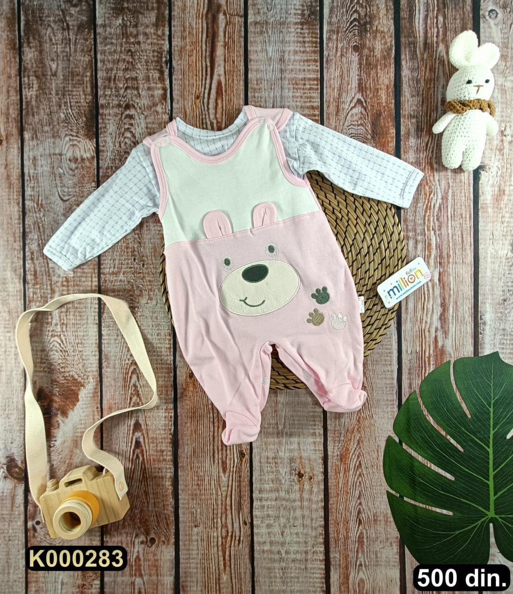 Pamučna zekica sa majicom (62-74)