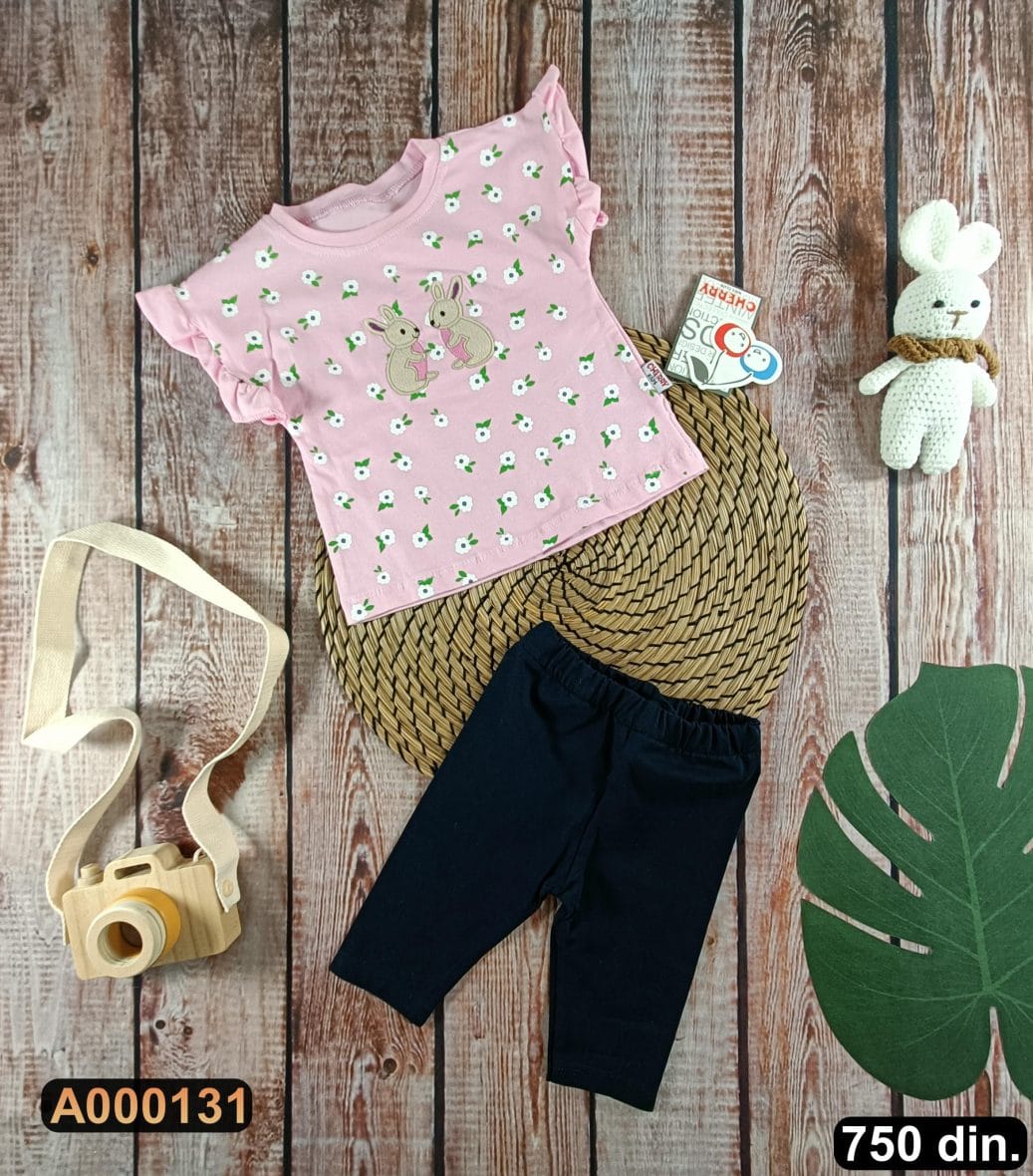 Dvodelni pamučni komplet (80-92)