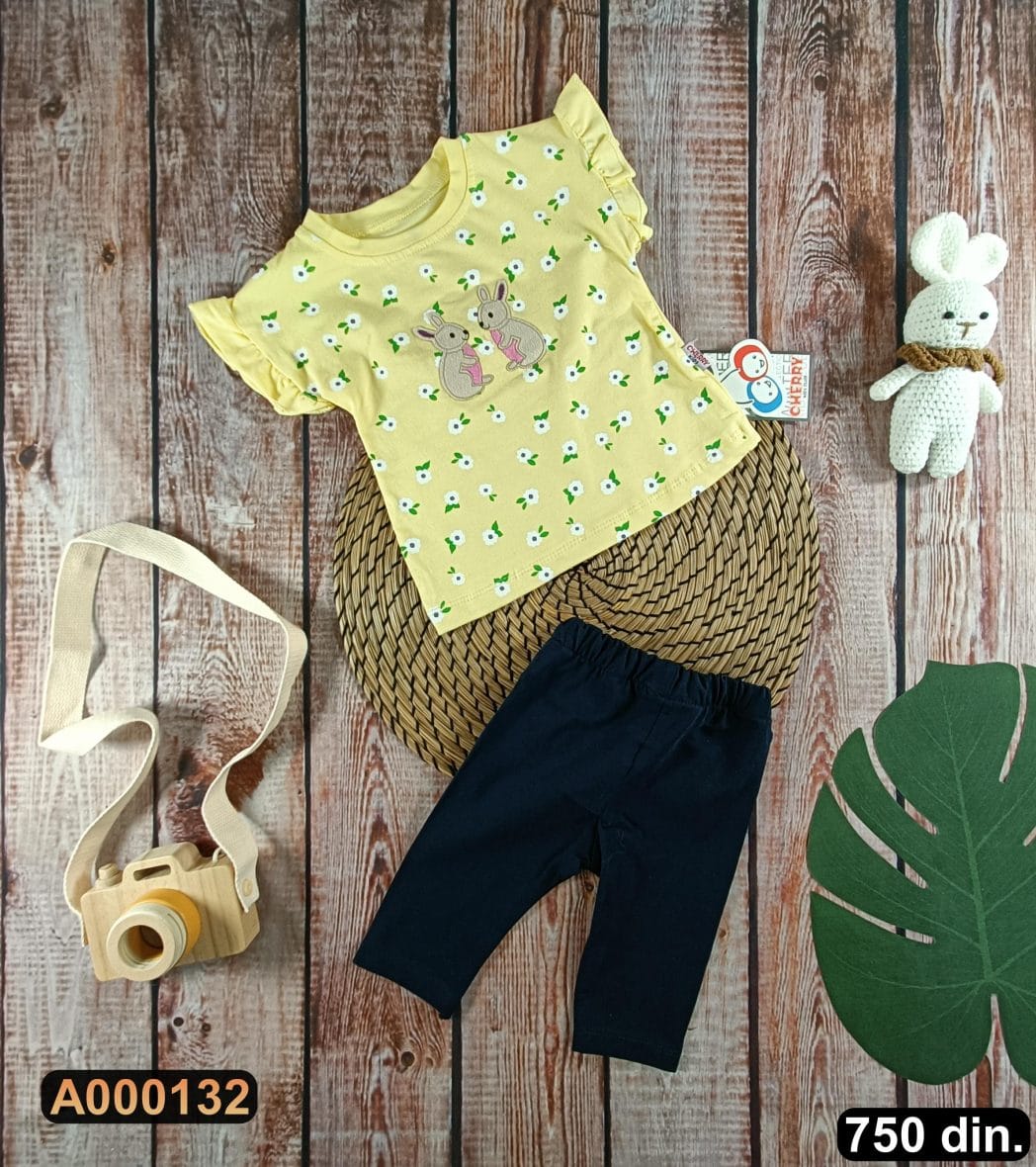 Dvodelni pamučni komplet (80-92)