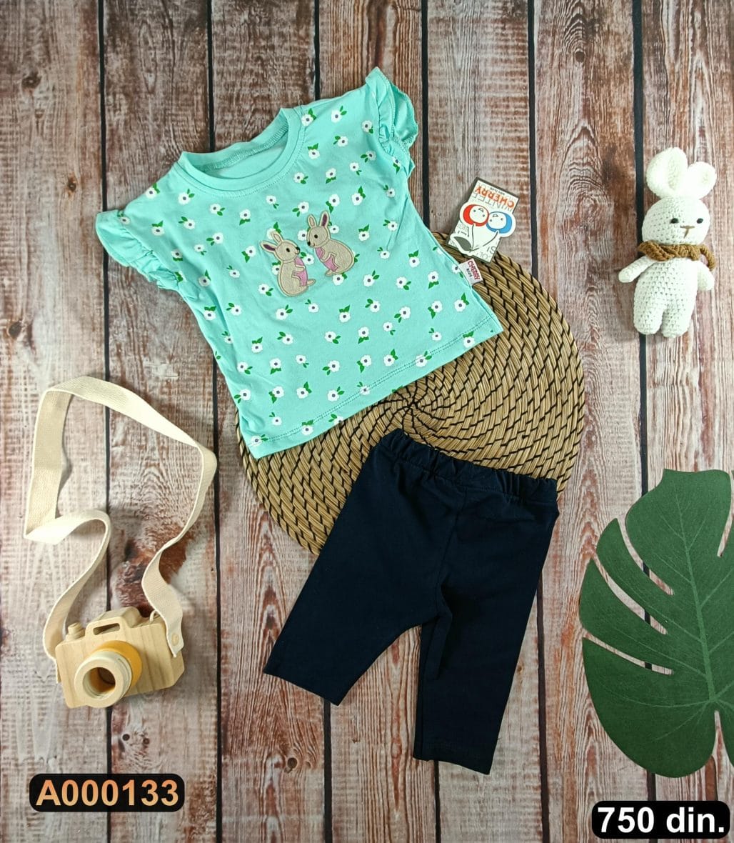 Dvodelni pamučni komplet (80-92)