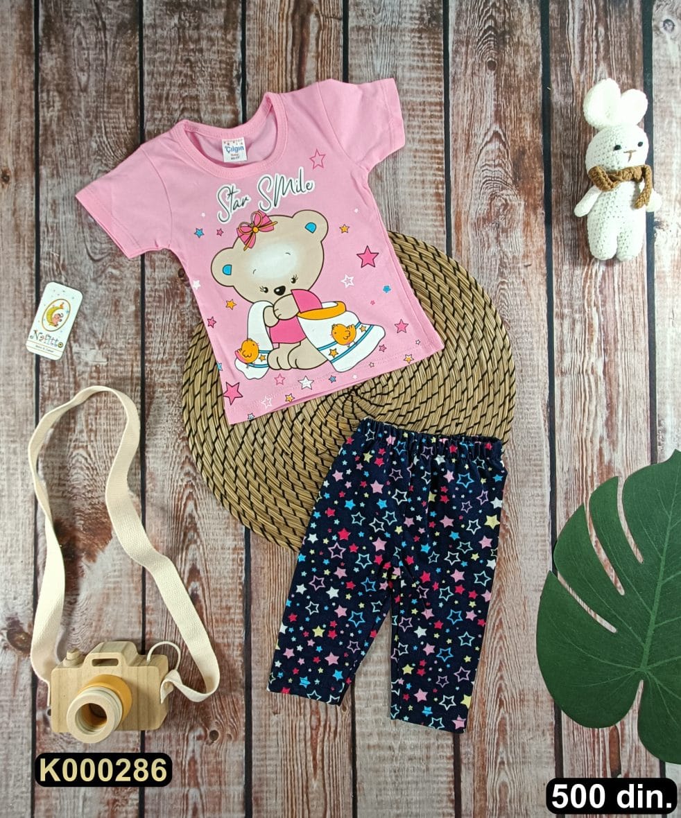 Pamučni komplet iz 2 dela (80-98)