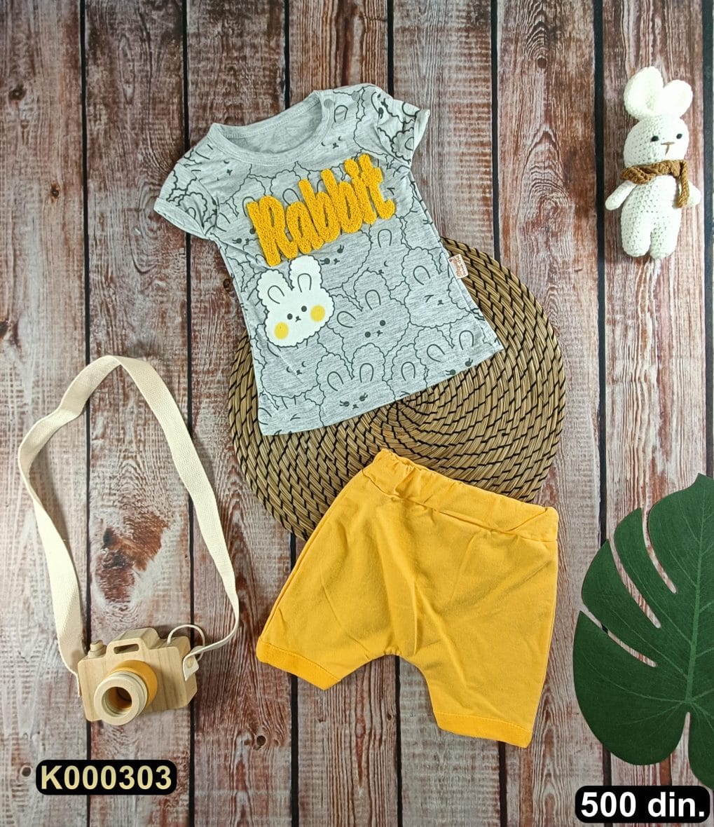 Pamučni komplet iz 2 dela (74-86)