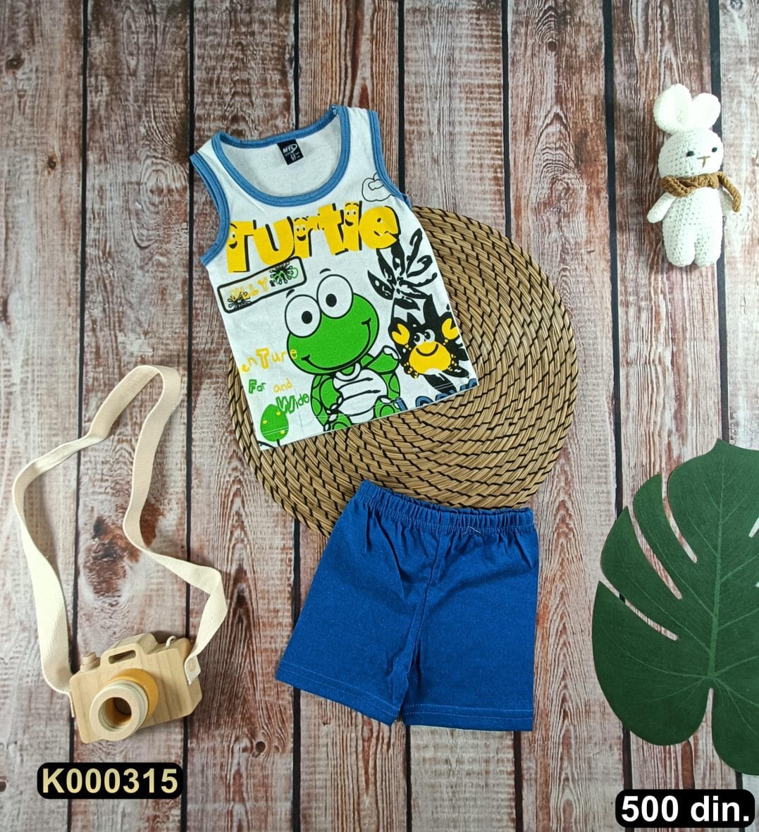 Pamučni komplet iz 2 dela (92-104)