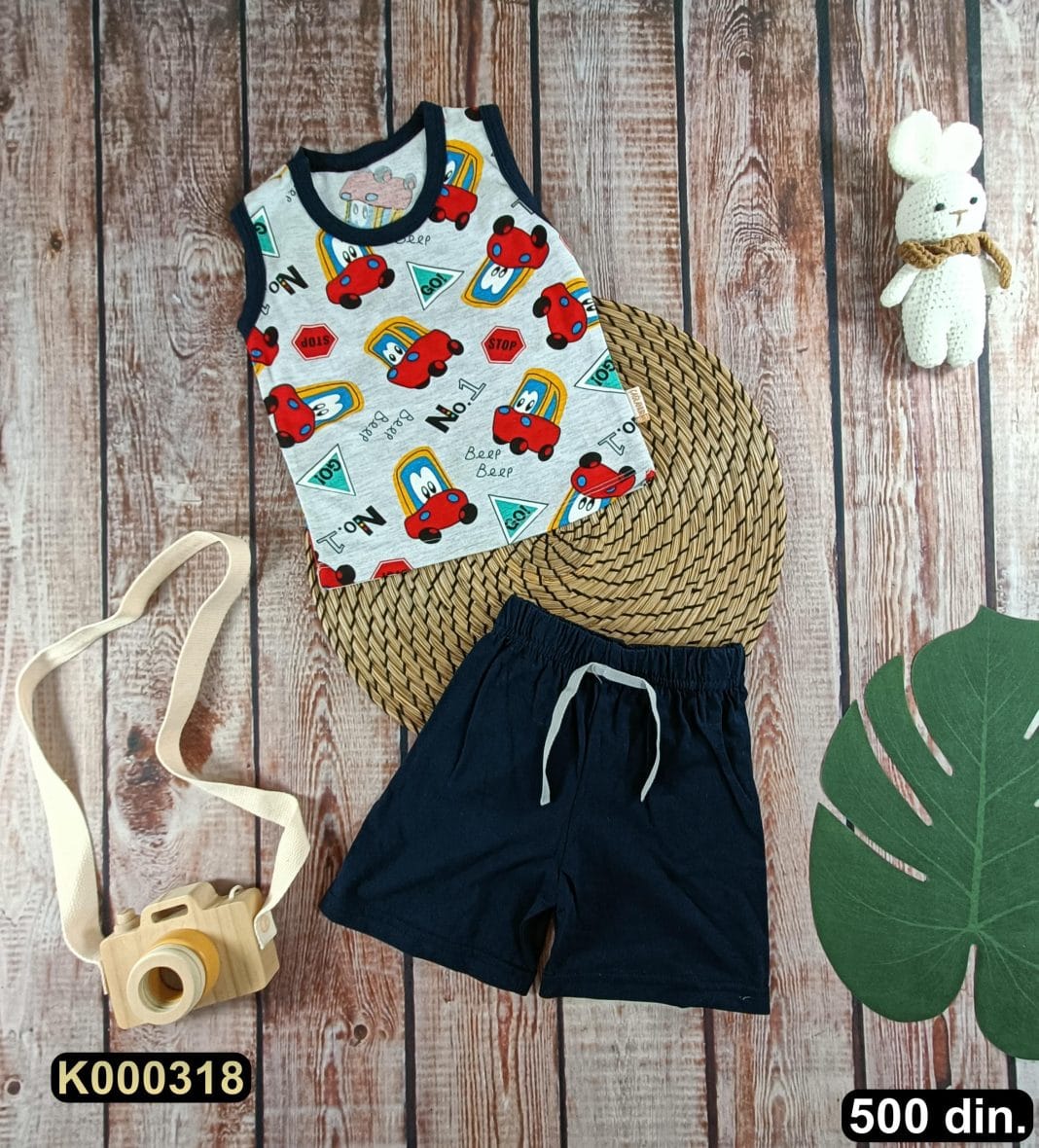 Pamučni komplet iz 2 dela (86-104)