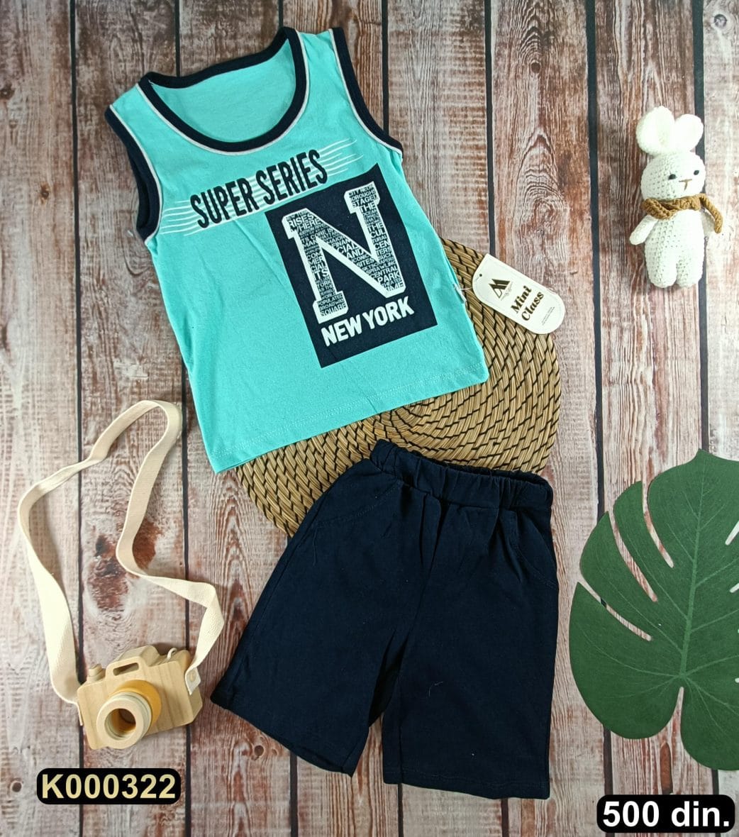 Pamučni komplet iz 2 dela (110-128)