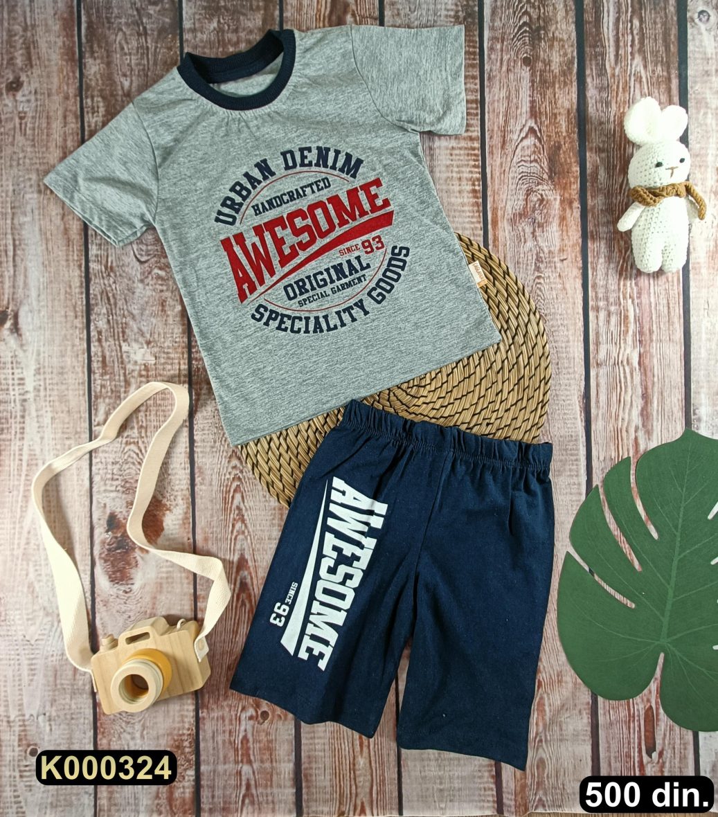 Pamučni komplet iz 2 dela (110-128)