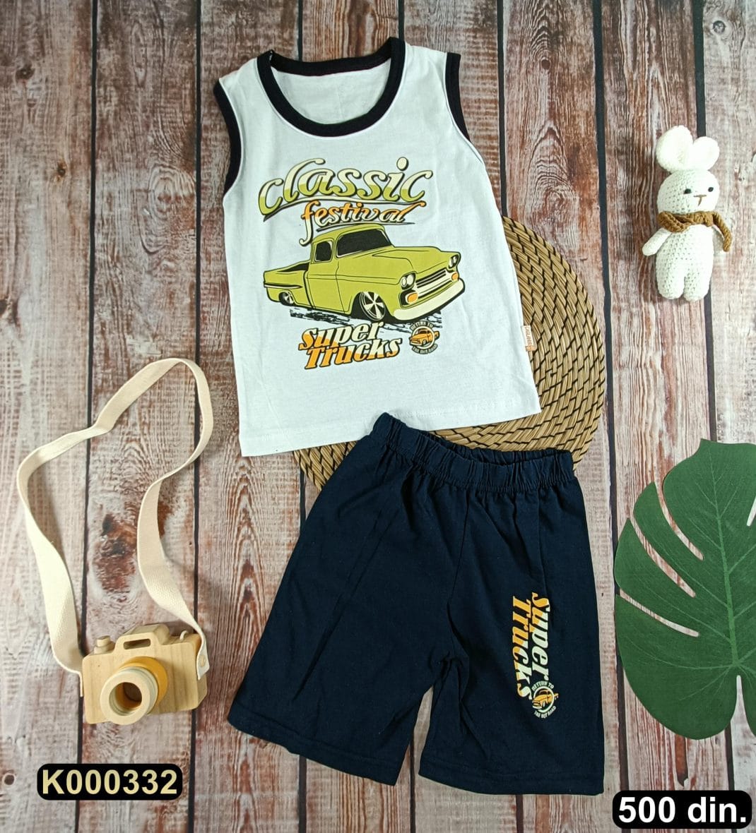 Pamučni komplet iz 2 dela (110-128)