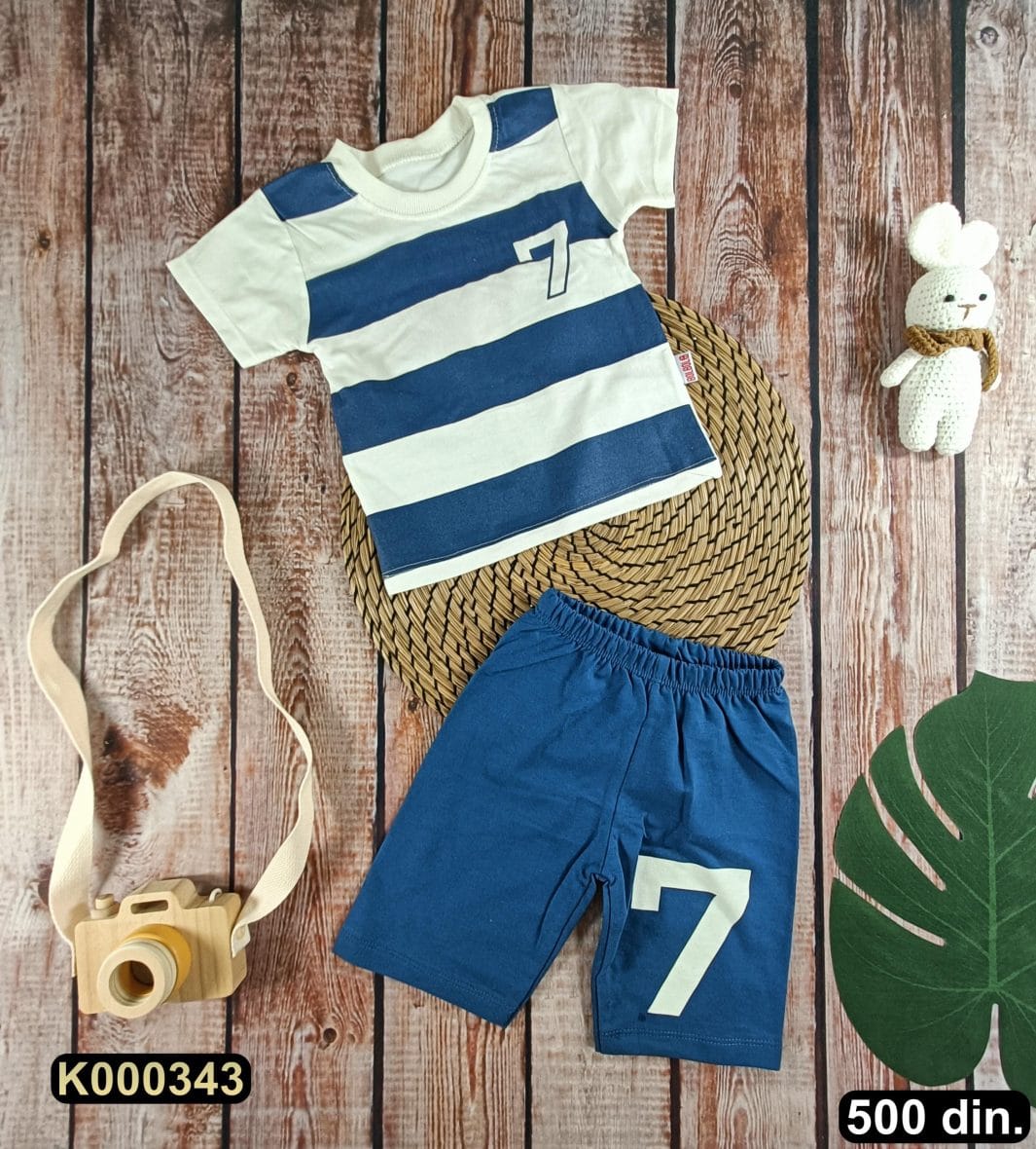 Pamučni komplet iz 2 dela (92-110)