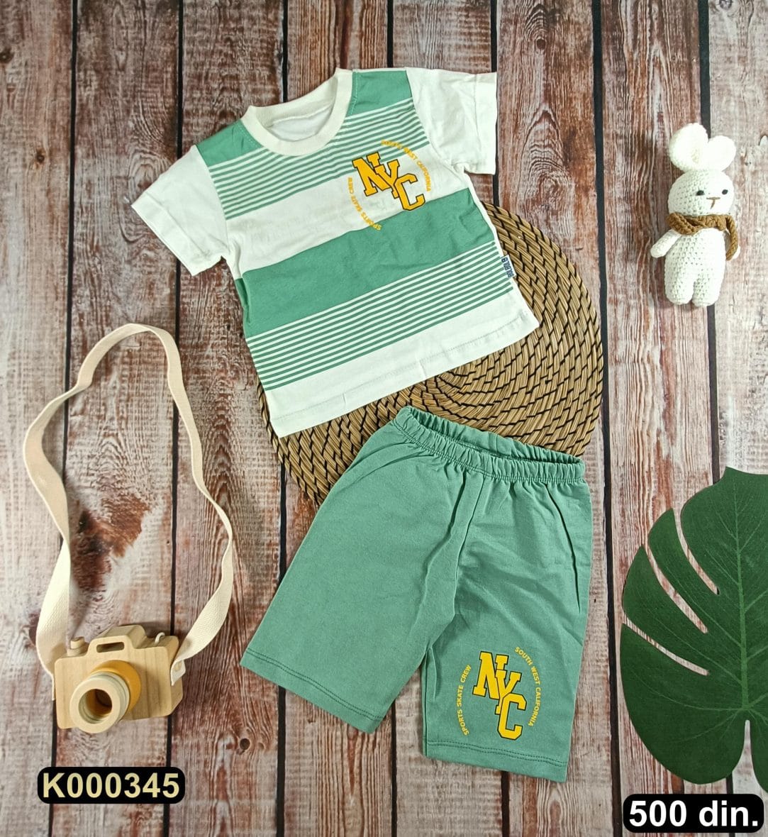 Pamučni komplet iz 2 dela (92-110)