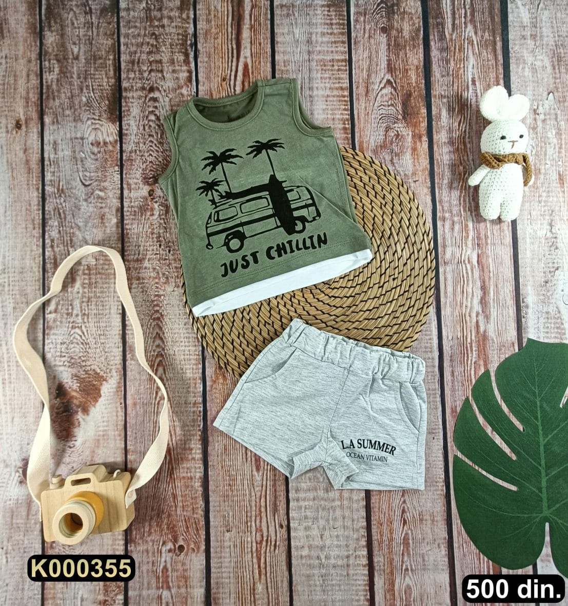 Pamučni komplet iz 2 dela (68-86)