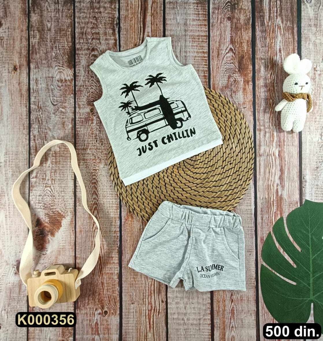 Pamučni komplet iz 2 dela (68-86)