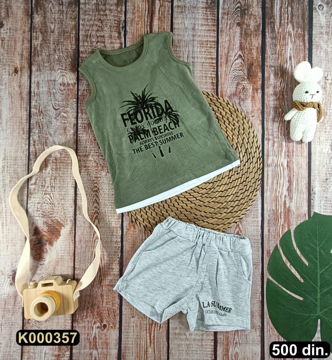 Pamučni komplet iz 2 dela (92-110)