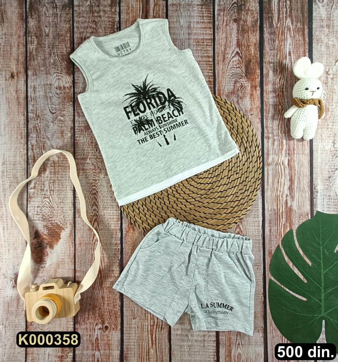 Pamučni komplet iz 2 dela (92-110)