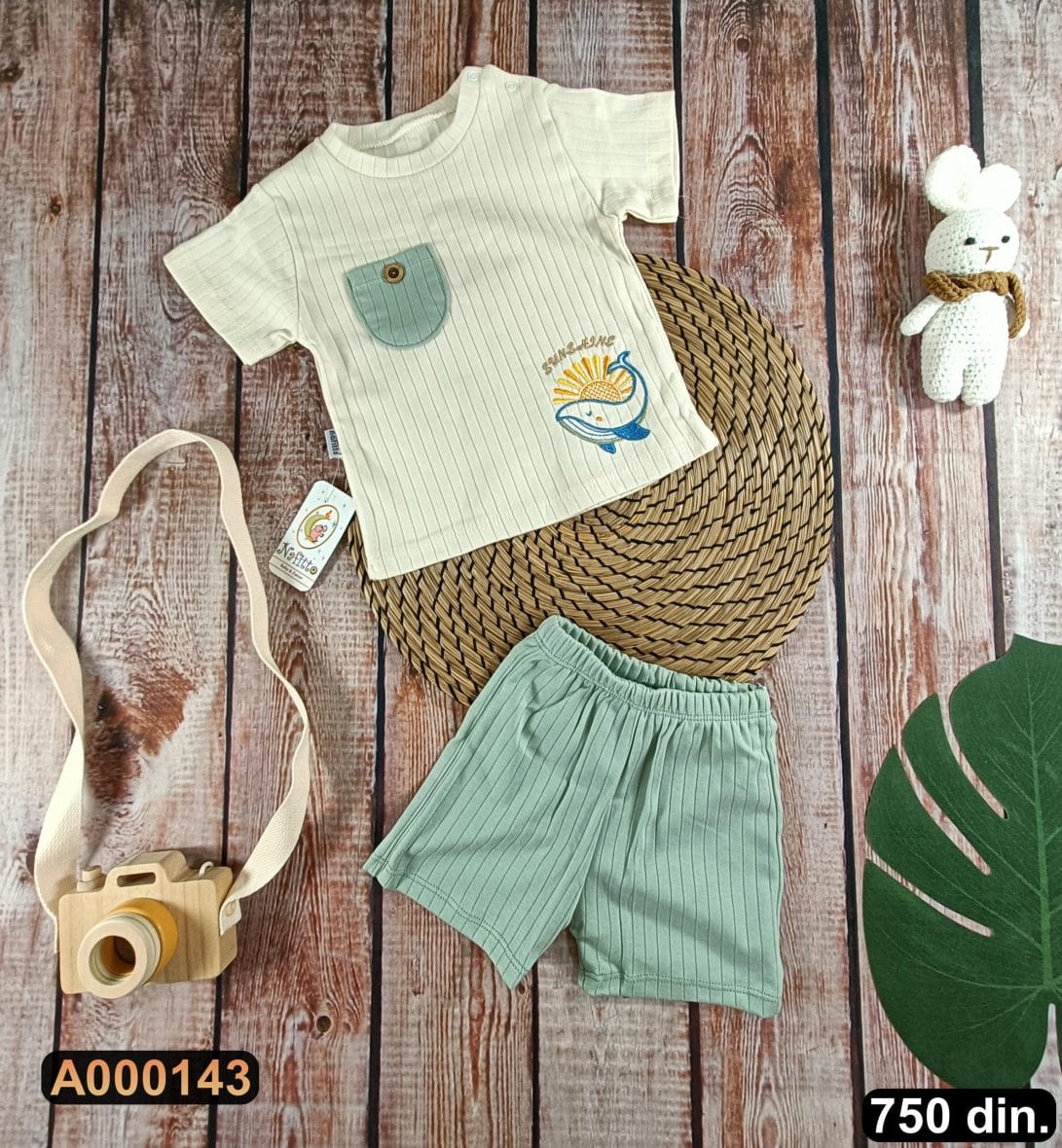 Pamučni komplet iz 2 dela (74-86)