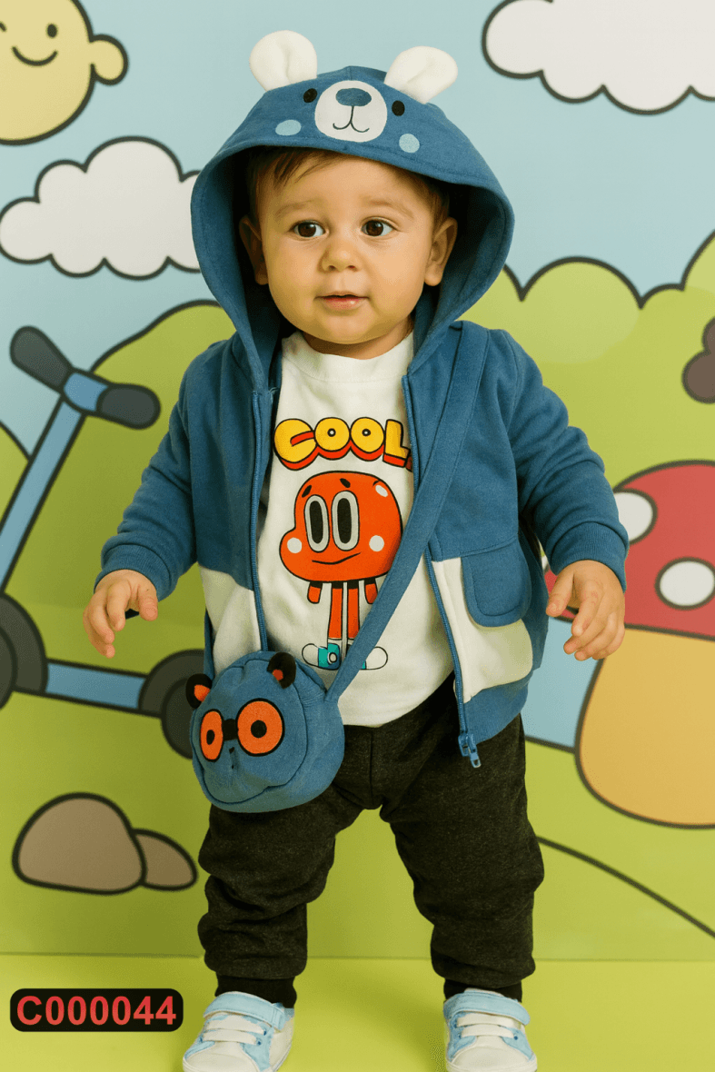 Pamučni komplet iz 3 dela (68-86)