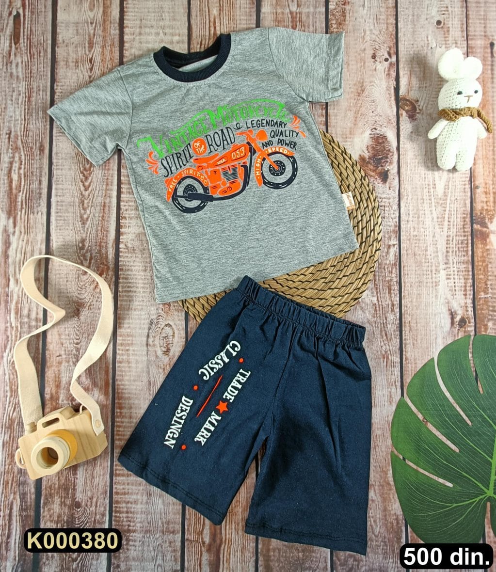 Pamučni komplet iz 2 dela (110-128)