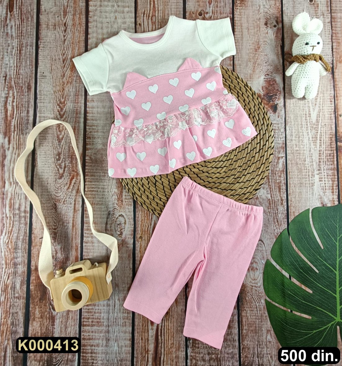 Pamučni komplet iz 2 dela (68-86)