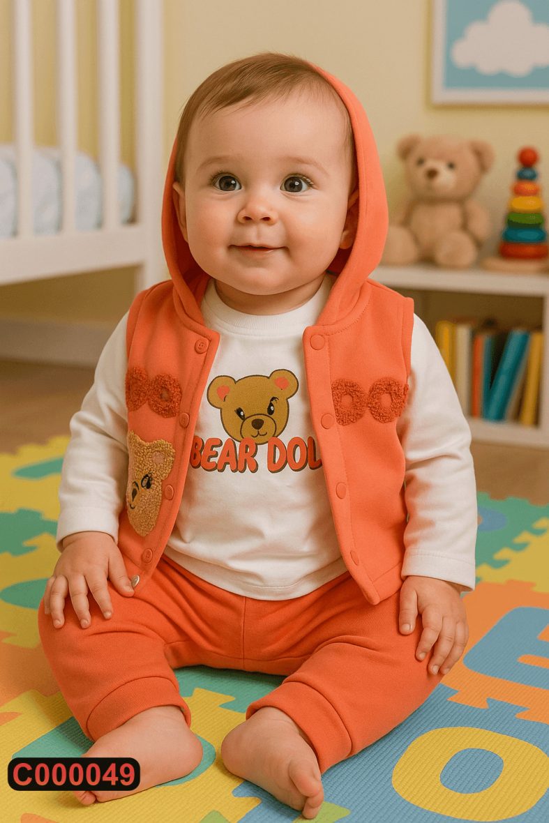 Trodelni komplet sa prslukom (56-74)