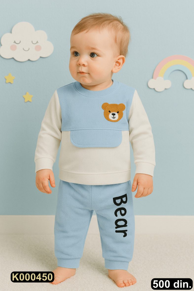 Pamučni komplet iz 2 dela (68-86)