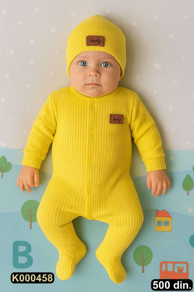 Pamučna zekica sa kapicom (56-68)