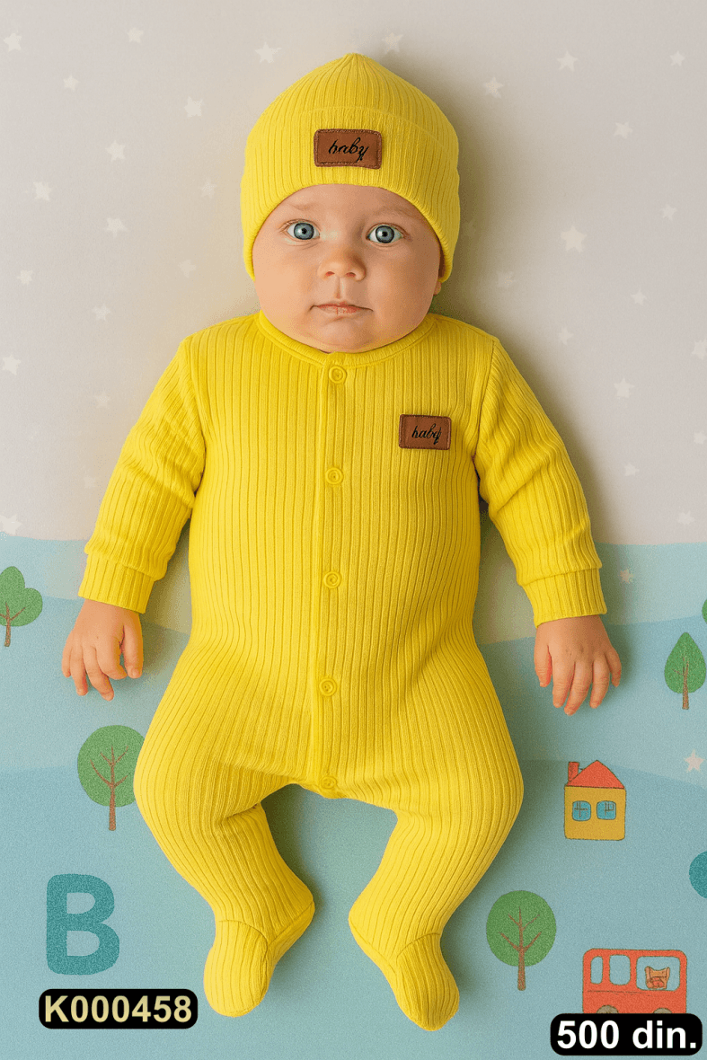 Pamučna zekica sa kapicom (56-68)