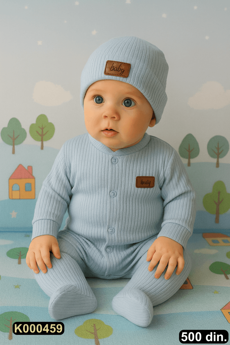 Pamučna zekica sa kapicom (56-68)