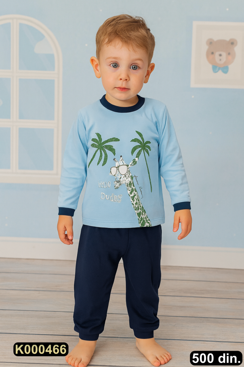 Pamučni komplet iz 2 dela (80-98)