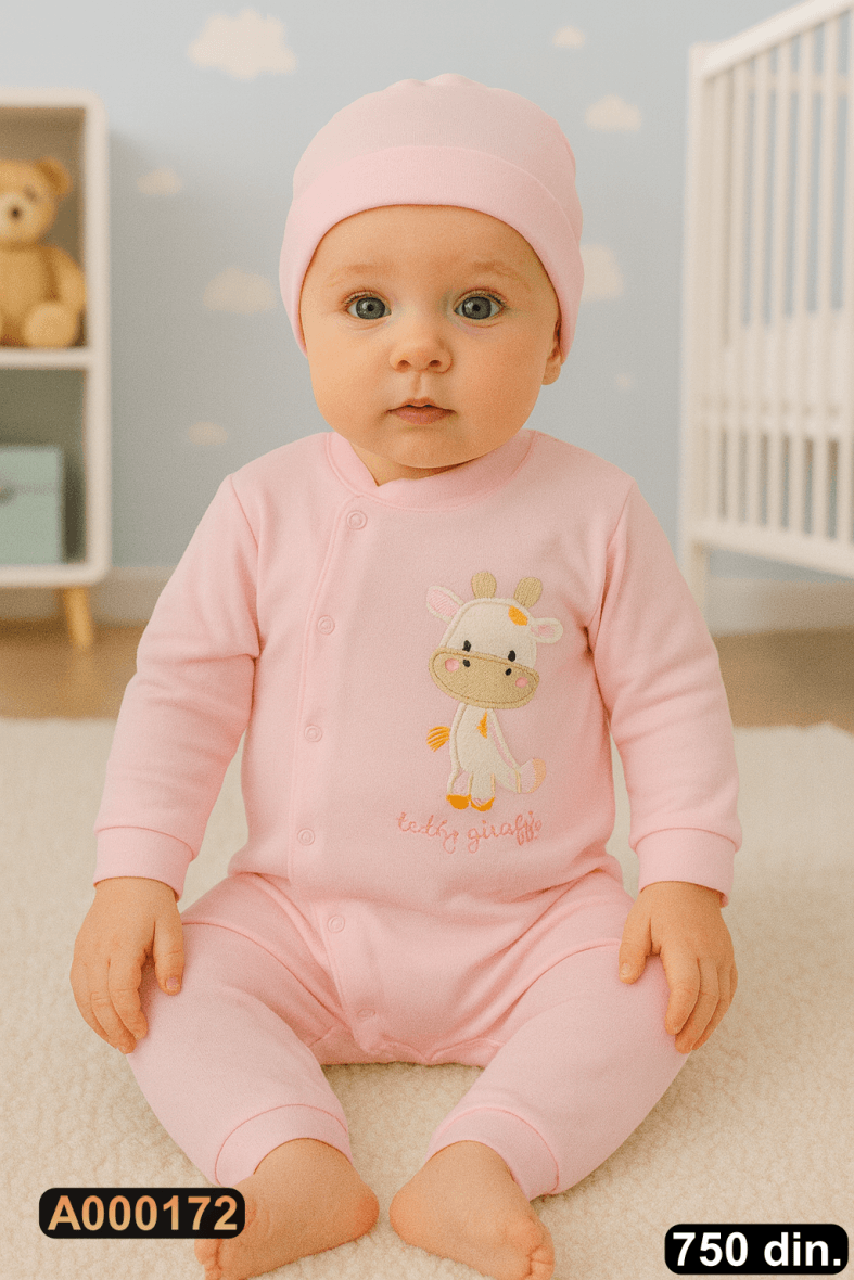 Pamučna zekica sa kapicom (62-74)