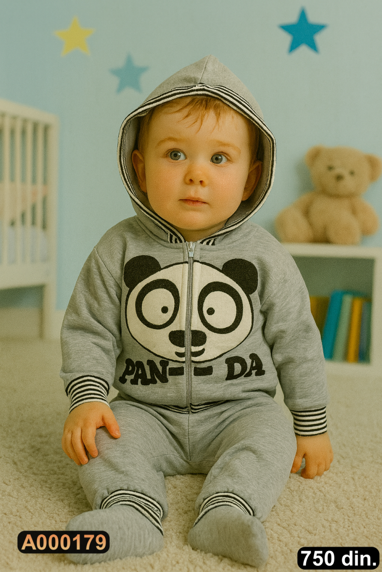 Pamučni komplet iz 2 dela – postavljen (80-98)