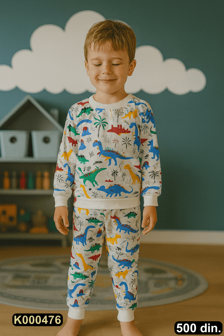 Pamučna pidžama iz 2 dela (80-128)