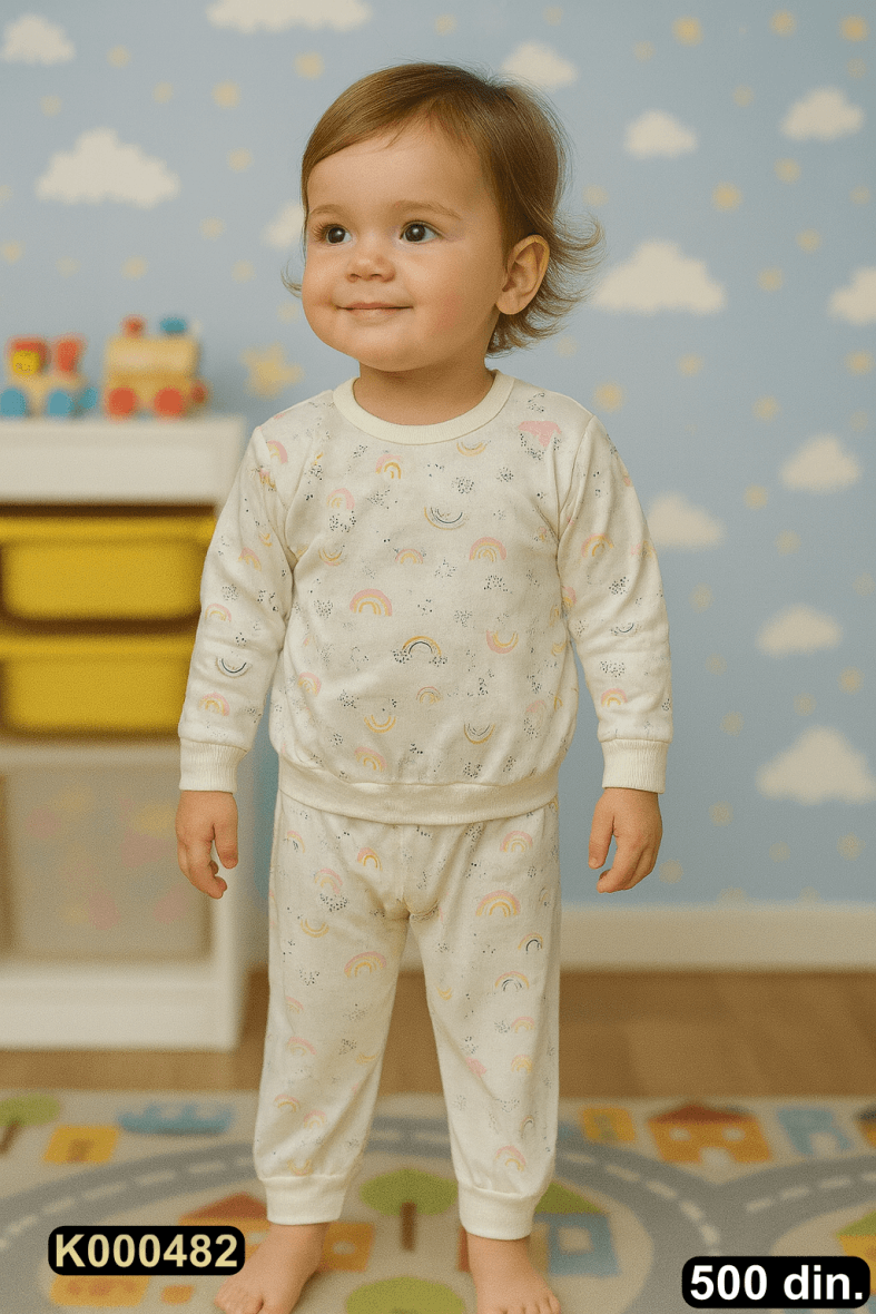 Pamučna pidžama iz 2 dela (80-116)