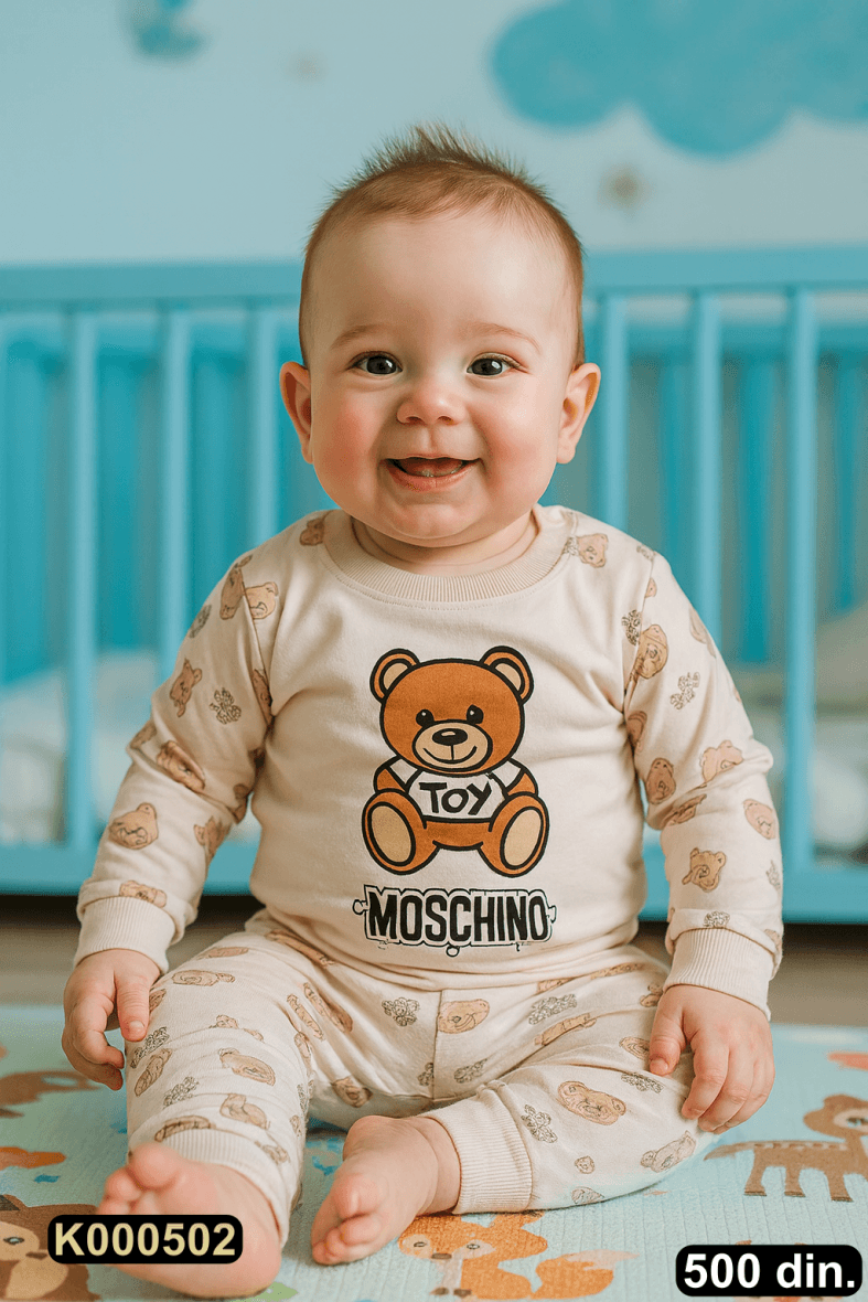 Pamučna pidžama iz 2 dela (62-98)