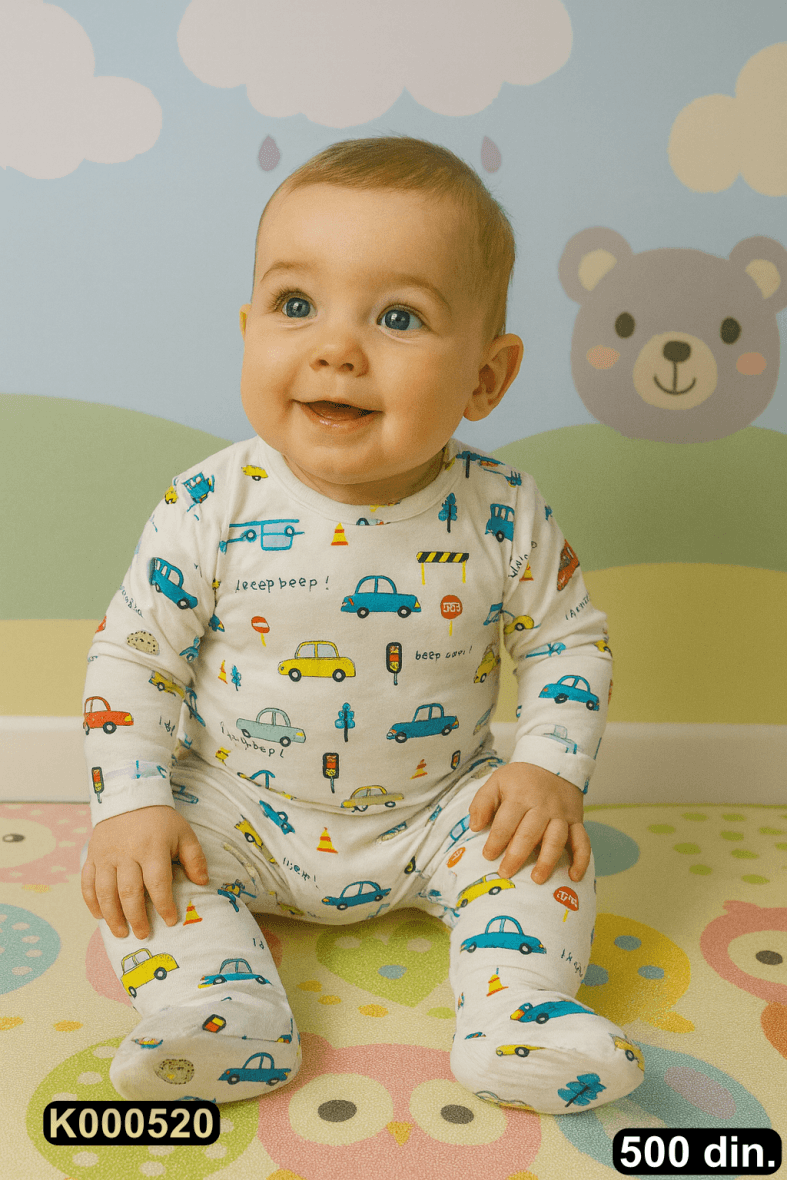 Pamučni komplet iz 2 dela (62-74)