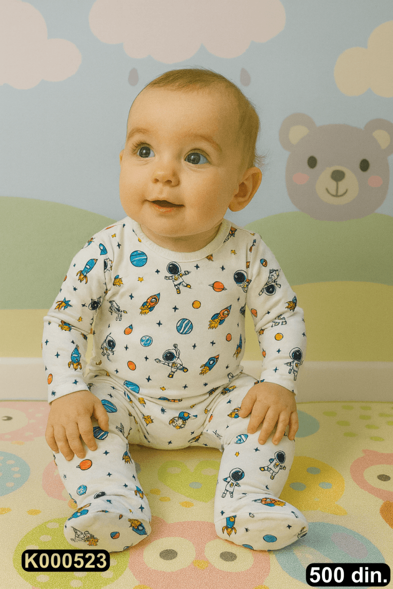 Pamučni komplet iz 2 dela (62-74)